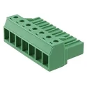 Phoenix Contact PC Series Pluggable Terminal Block 12-Contact 7.62 mm Pitch 1 Row 400V Screw Connection Polyamide 1805000