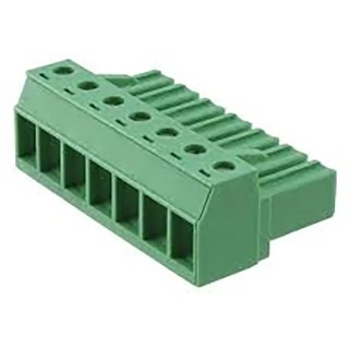 Phoenix Contact PC Series Pluggable Terminal Block 12-Contact 7.62 mm Pitch 1 Row 400V Screw Connection Polyamide 1805000