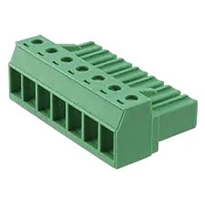Phoenix Contact PC Series Pluggable Terminal Block 12-Contact 7.62 mm Pitch 1 Row 400V Screw Connection Polyamide 1805000