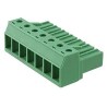 Phoenix Contact PC Series Pluggable Terminal Block 12-Contact 7.62 mm Pitch 1 Row 400V Screw Connection Polyamide 1805000