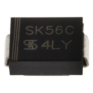 Taiwan Semiconductor 60 V 5 A Surface Mount Schottky Diode DO-214AB SK56C