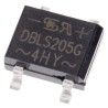 Taiwan Semiconductor Bridge Rectifier 600 V 50 A 4-Pin Surface Mount DBLS205G RD