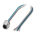 Phoenix Contact Sensor Actuator Cable Male 5 way Straight to 5 way Free Cable End Thermoplastic Elastomer Jacket 1520055