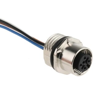 Phoenix Contact Female 4 Way Straight to 4 Way Unterminated Sensor Actuator Cable 500 mm 250V IP67 SACC 1523434