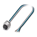 Phoenix Contact Female 4 Way Straight to 4 Way Unterminated Sensor Actuator Cable 500 mm 250V IP67 SACC 1523434
