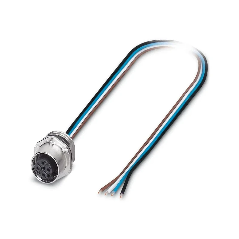 Phoenix Contact Female 4 Way Straight to 4 Way Unterminated Sensor Actuator Cable 500 mm 250V IP67 SACC 1523434