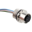 Phoenix Contact Female 8 Way M12 to 8 Way Unterminated Sensor Actuator Cable 30V 500mm Length SACC-E-FS-8CON-M16/0 1523476