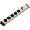 Bodo Ehmann 5 Gang Socket Bar Type F with German Schuko Fused Surge Protection 16A 250V 0206X00052300