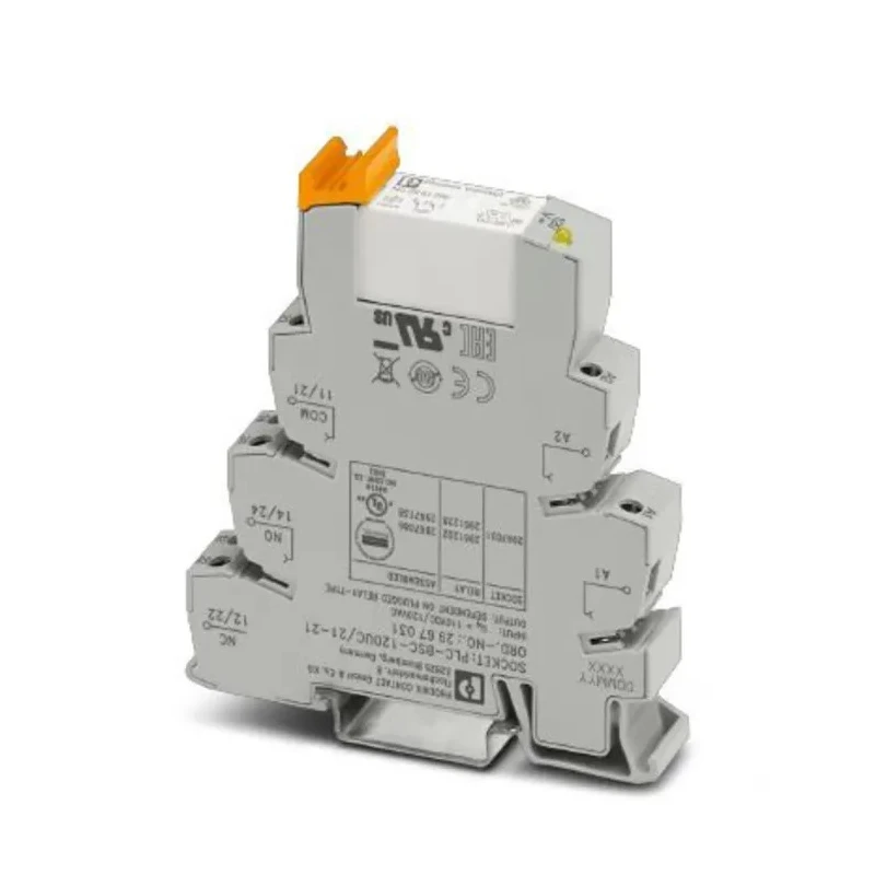 Phoenix Contact Electromechanical Interface Relay DIN Rail Mount 24V AC/DC Coil SPST 11mA 2982236