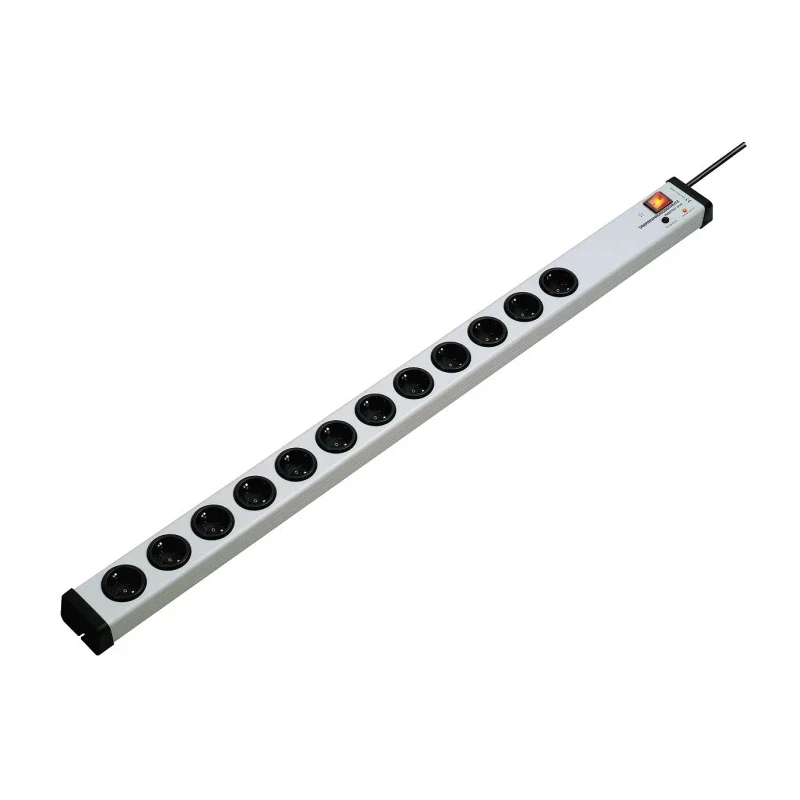 Bodo Ehmann 16A 250V 12 Gang Extension Lead with 1.5m Cable Type F German Schuko Surge Protection 0207X00122301