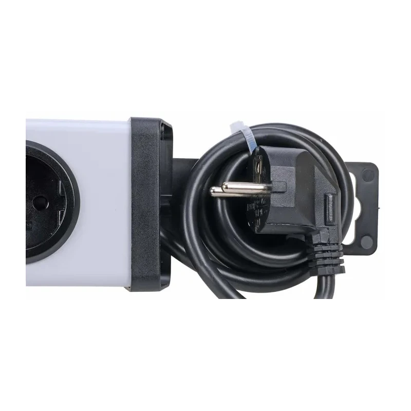 Bodo Ehmann 16A 250V 12 Gang Extension Lead with 1.5m Cable Type F German Schuko Surge Protection 0207X00122301