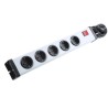 Bodo Ehmann 16A 250V 5 Gang Extension Lead, 1.5m Cable Type F - German Schuko 0201X00052301