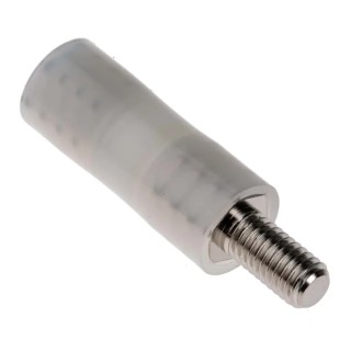 RS PRO M5 Threaded Standoff, 25 mm Body Length, 10 mm Stud Length, Male/Female, Polyamide 66 Insulated 653-9380