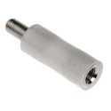 RS PRO M5 Threaded Standoff, 25 mm Body Length, 10 mm Stud Length, Male/Female, Polyamide 66 Insulated 653-9380
