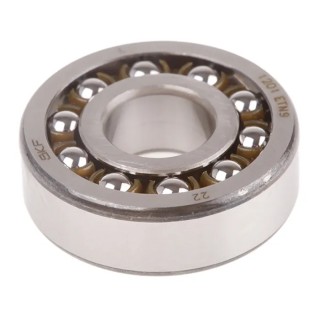 SKF Self-Aligning Ball Bearing 12 mm ID 32 mm OD 10 mm Race Width 2 Row 1201 ETN9