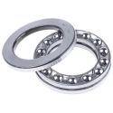 SKF 1 Row Thrust Ball Bearing 50 mm Inside Diameter, 78 mm Outside Diameter, 22 mm Race Width, Sheet Metal Cage, Steel 51210