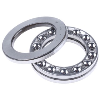 SKF 1 Row Thrust Ball Bearing 50 mm Inside Diameter, 78 mm Outside Diameter, 22 mm Race Width, Sheet Metal Cage, Steel 51210