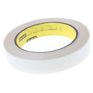 3M Scotch 5421 Cloth Tape Duct Tape, Transparent, 19mm Width, 16.5 m Length, 0.17mm Thickness, Rubber Adhesive, Gloss 21743