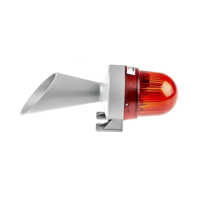 Werma 424 Series Red Horn-Beacon Combination IP65 24V ac/dc Free Stand 110 dB @ 1m Multi-tone IP65