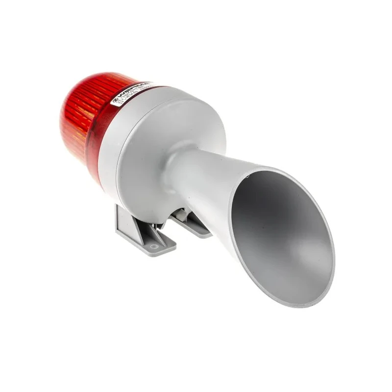 Werma 424 Series Red Horn-Beacon Combination IP65 24V ac/dc Free Stand 110 dB @ 1m Multi-tone IP65