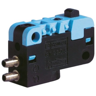 Crouzet Pneumatic Manual Control Valve 81 Series 2.7 x 4 mm, 8 bar, 100 NL/min, NC Function 81290006