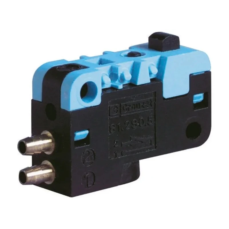 Crouzet Pneumatic Manual Control Valve 81 Series 2.7 x 4 mm, 8 bar, 100 NL/min, NC Function 81290006