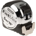 Stanley FatMax Tape Measure 5 m Length, 32 mm Blade Width, Bi-Material Case, Class II Accuracy 5-33-886
