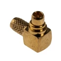 RS PRO 50 Ω Coaxial Connector Cable Male MCX, Right Angle Body, Micro Miniature, Gold Plated Brass Contacts 656-0069