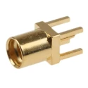 RS PRO Coaxial Connector PCB Female MCX 50 Ω Straight Body Solder 656-0132