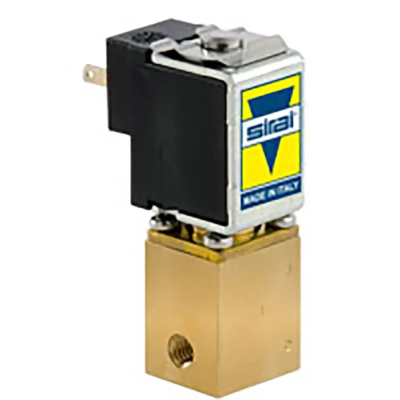 EMERSON ? ASCO Solenoid Valve 3 Port NC Brass Body 24V DC 1.2mm Orifice V365B01C-ZE30A M5X1,2 V24/DC
