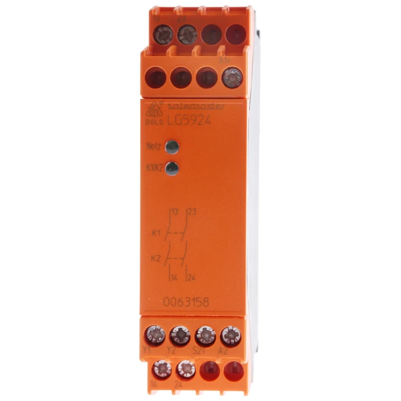 Dold 24V ac/dc Safety Relay with 2 Safety Contacts and 1 Auxiliary Contact LG5924