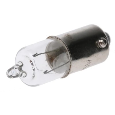 RS PRO Clear Indicator Light, Incandescent Lamp, 12V, 417mA, BA9s T10 Halogen 655-9283
