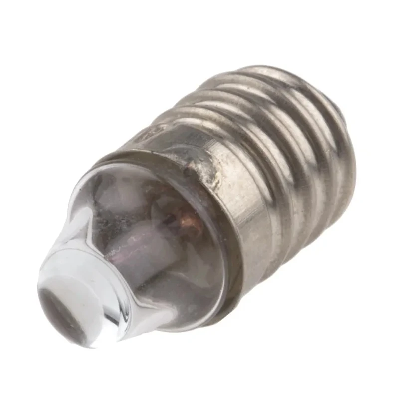 RS PRO Indicator Light Clear 2.5V 5.3 lm 10mm Diameter 25mm Length 15h Lifespan 655-9312