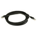 RS PRO Cat5e Ethernet Cable RJ45 Male to RJ45 Male, 3 m, Black Low Smoke Zero Halogen 657-2084