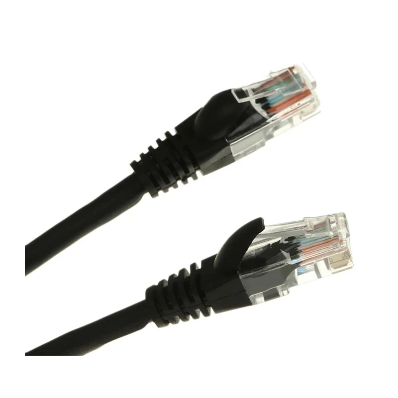 RS PRO Cat5e Ethernet Cable RJ45 Male to RJ45 Male, 3 m, Black Low Smoke Zero Halogen 657-2084