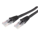 RS PRO Cat5e Ethernet Cable RJ45 Male to RJ45 Male, 1 m, Black, Unshielded Low Smoke Zero Halogen 657-2078