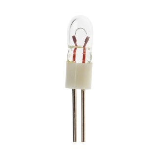 RS PRO BI-Pin Indicator Light Clear Lens 5V 60mA T1 3.15mm Diameter 16.5mm Length 100000h Lifespan 655-9378