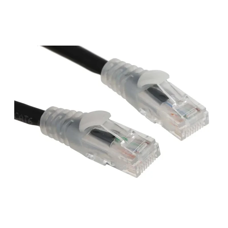 RS PRO Cat6 Ethernet Cable, 5 m, Black RJ45 Male to RJ45 Male, U/UTP Low Smoke Zero Halogen 657-2107