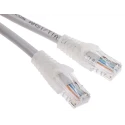 RS PRO Cat5e Ethernet Cable 0.5 m Grey RJ45 Male to RJ45 Male U/UTP PVC 30V 24 AWG 657-2090