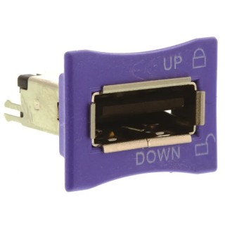 TE Connectivity Straight Through Hole Female 1 Port USB Type A USB Connector 2.0 1775690-2