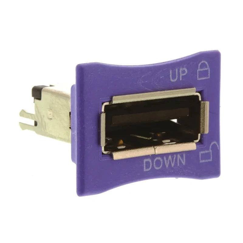 TE Connectivity Straight Through Hole Female 1 Port USB Type A USB Connector 2.0 1775690-2