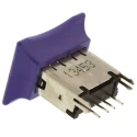 TE Connectivity Straight Through Hole Female 1 Port USB Type A USB Connector 2.0 1775690-2