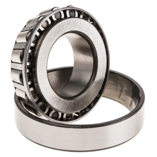 SKF Tapered Roller Bearing 30 mm ID 62 mm OD 50 kN Dynamic Load Rating 11000 rpm 1 Row Open Cage Sheet Metal 30206
