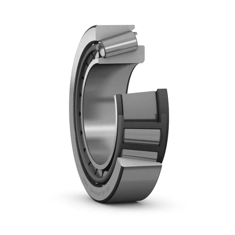 SKF Tapered Roller Bearing 30 mm ID 62 mm OD 50 kN Dynamic Load Rating 11000 rpm 1 Row Open Cage Sheet Metal 30206