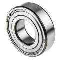 SKF Single Row Deep Groove Ball Bearing 25 mm ID, 52 mm OD, 15 mm Width, Shielded, Sheet Metal Cage 6205-2Z