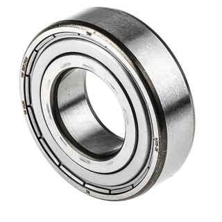 SKF Single Row Deep Groove Ball Bearing 25 mm ID, 52 mm OD, 15 mm Width, Shielded, Sheet Metal Cage 6205-2Z