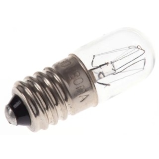 RS PRO E10 Indicator Light Clear 130V 20mA 3000h T3 1/4 Lamp Designation 10mm Diameter 28mm Length 655-9570