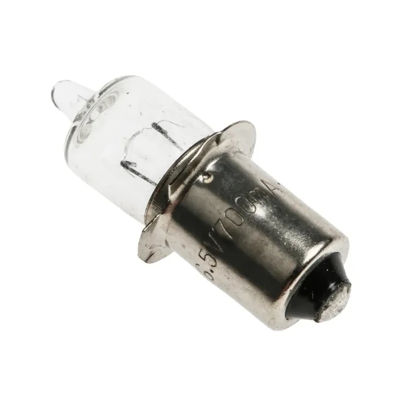 RS PRO Clear Halogen Bulb Mini Candle 9.3 mm Diameter 31 mm Length P13.5s Base 6.5V 90 lm 655-9586