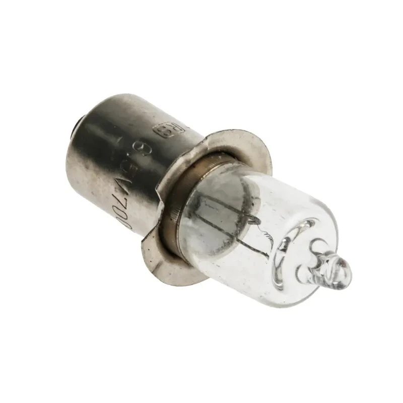 RS PRO Clear Halogen Bulb Mini Candle 9.3 mm Diameter 31 mm Length P13.5s Base 6.5V 90 lm 655-9586