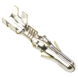TE Connectivity Male Crimp Terminal 20 AWG to 14 AWG Tin Plated Brass Contact 17A 25mm Length 925715-1
